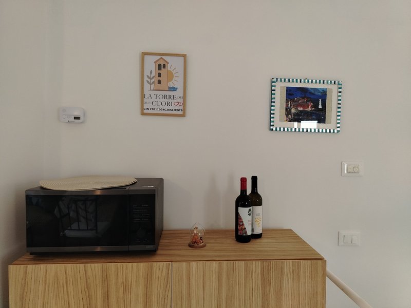 Dettagli di accoglienza con vino